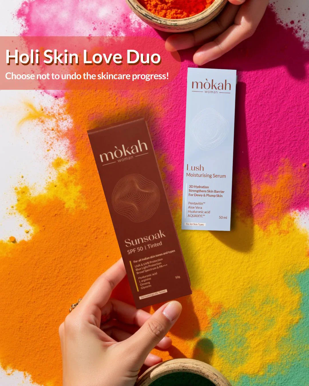 Holi, But Skin-first