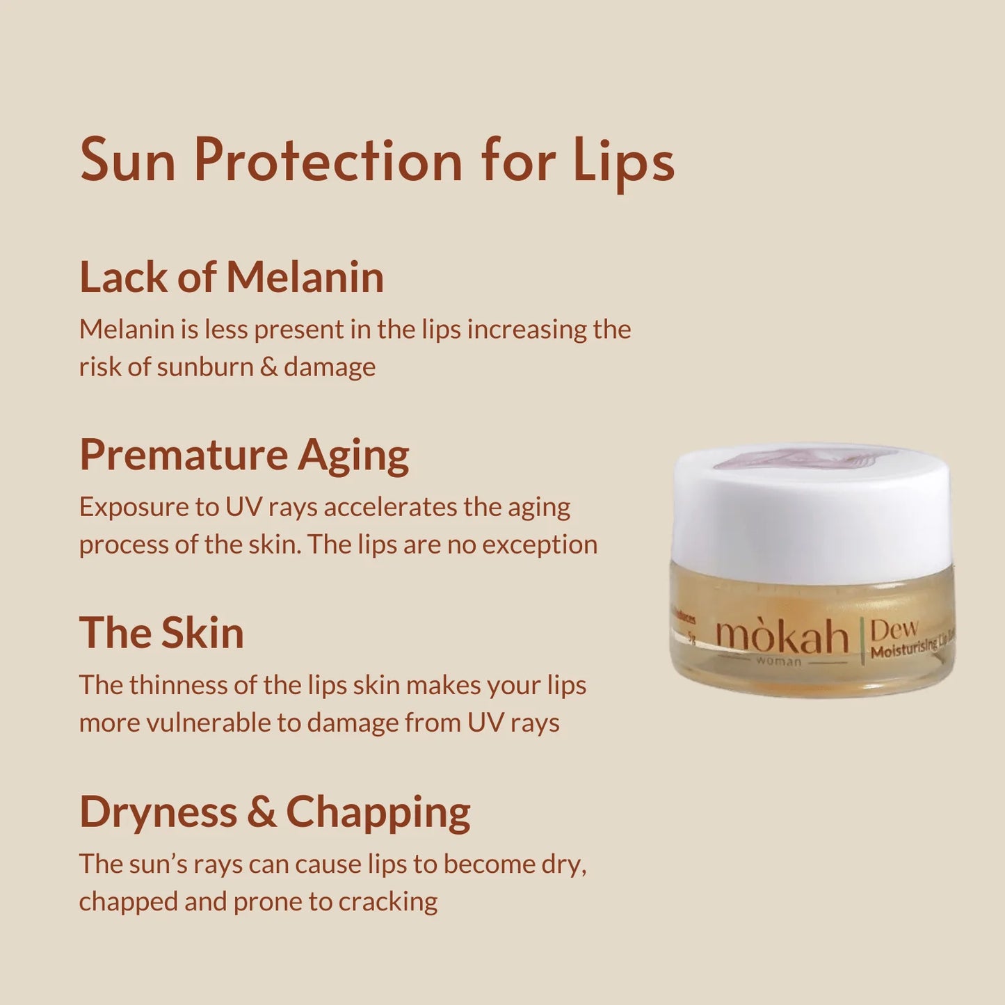 Dew Non-Tinted Lip Balm with SPF 30, moisturizing protection against UV rays and pigmentation, pack of 2, cruelty-free.