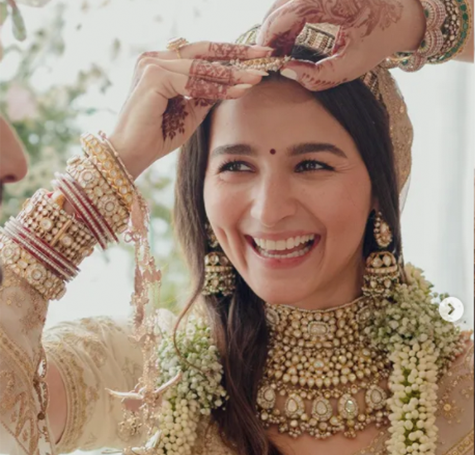 Alia Bhatt's not-so bridal bridal look!