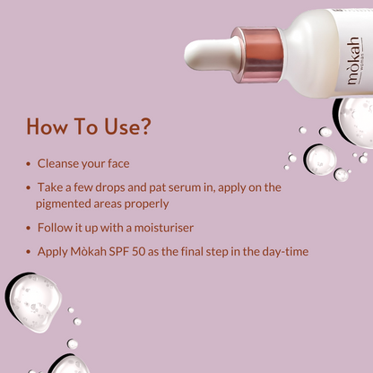 Mòkah Mellow De-pigmentation Serum 30ml