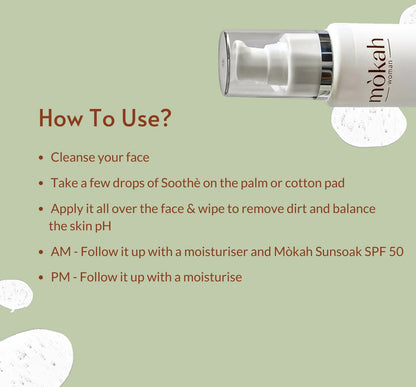 Mòkah Soothe Toner - Rice Water Hydration B2G1