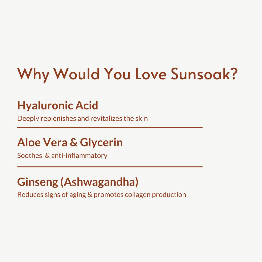 Sunsoak SPF 50 Tinted Sunscreen 50g